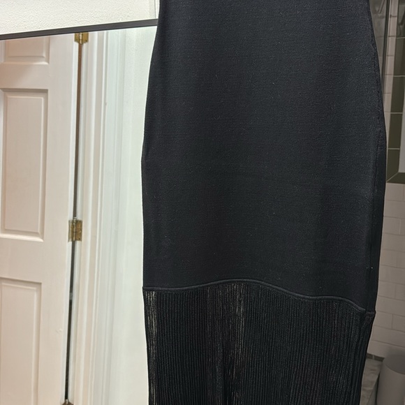 NAKD Black Sheer Tank Dress NWOT - Picture 7 of 7